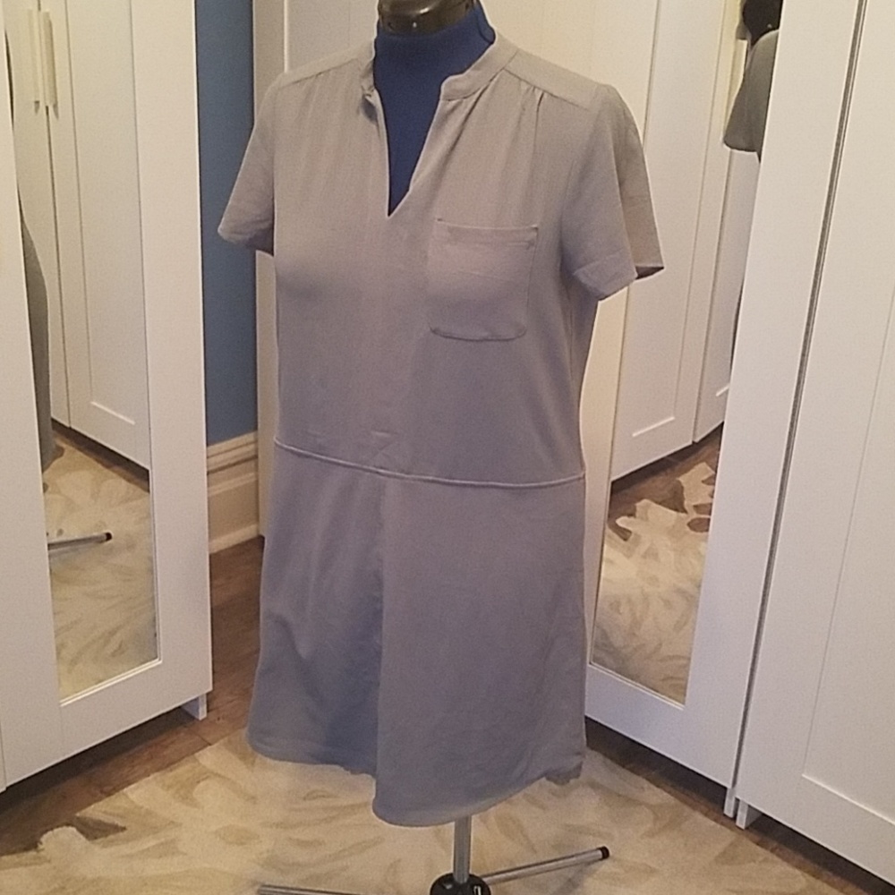 Heather green light dress